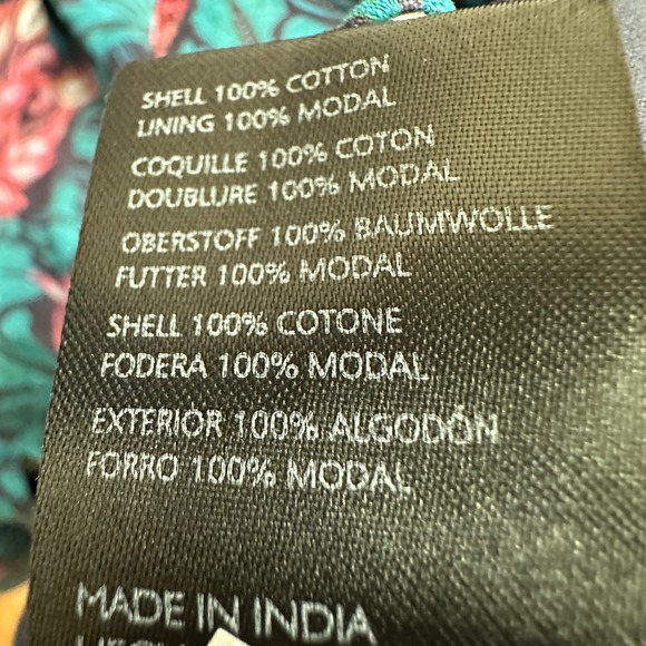 Anthropologie Women The Peregrine Floral Midi Dress Blue L Boho Cottagecore NWOT - Picture 6 of 8